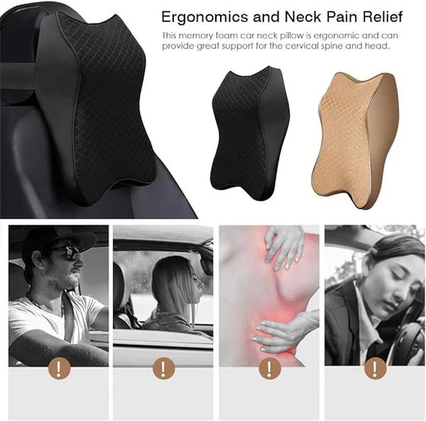 Premium Car Seat Headrest Pillow